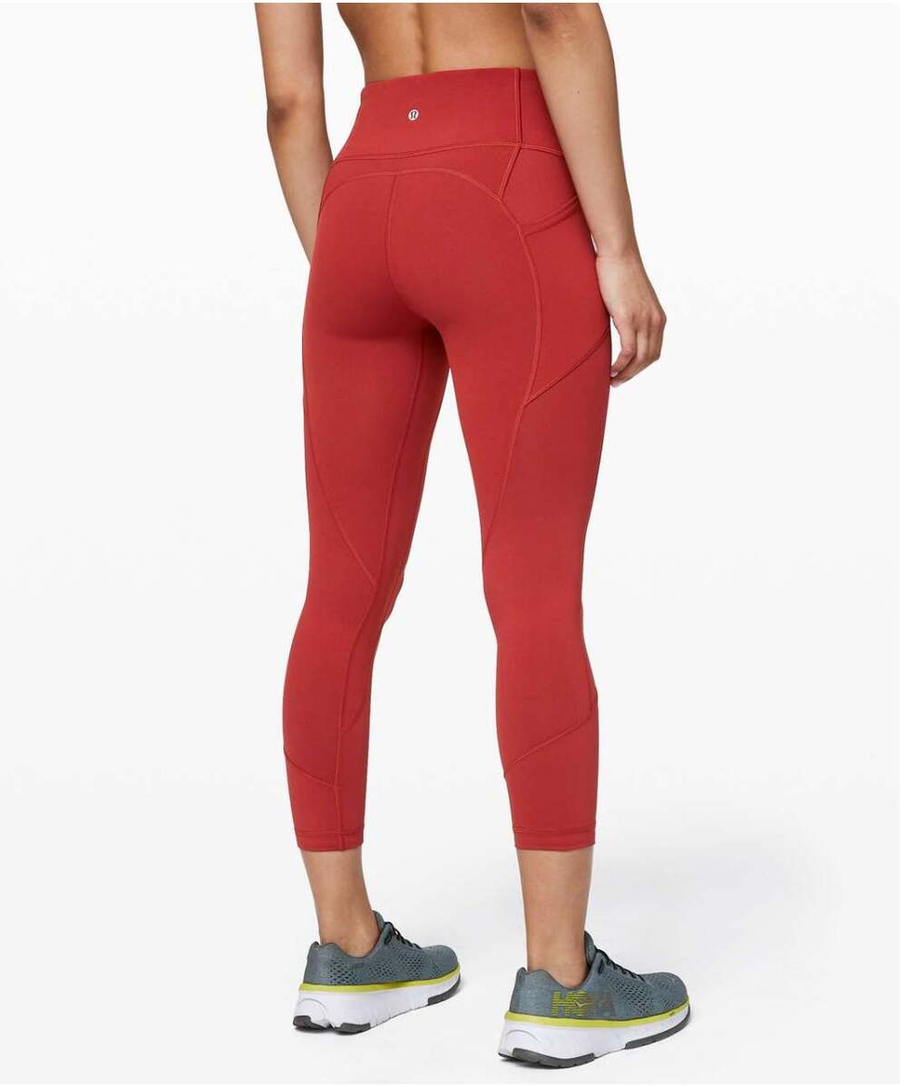 Lululemon All The Right Places Crop II *23" W6AMYS in Cayenne // 6